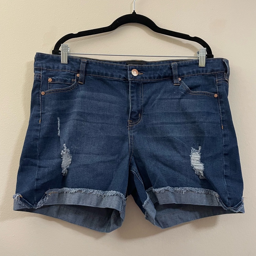 NWOT Celebrity Pink‎ Ripped High Rise Shorts - 18